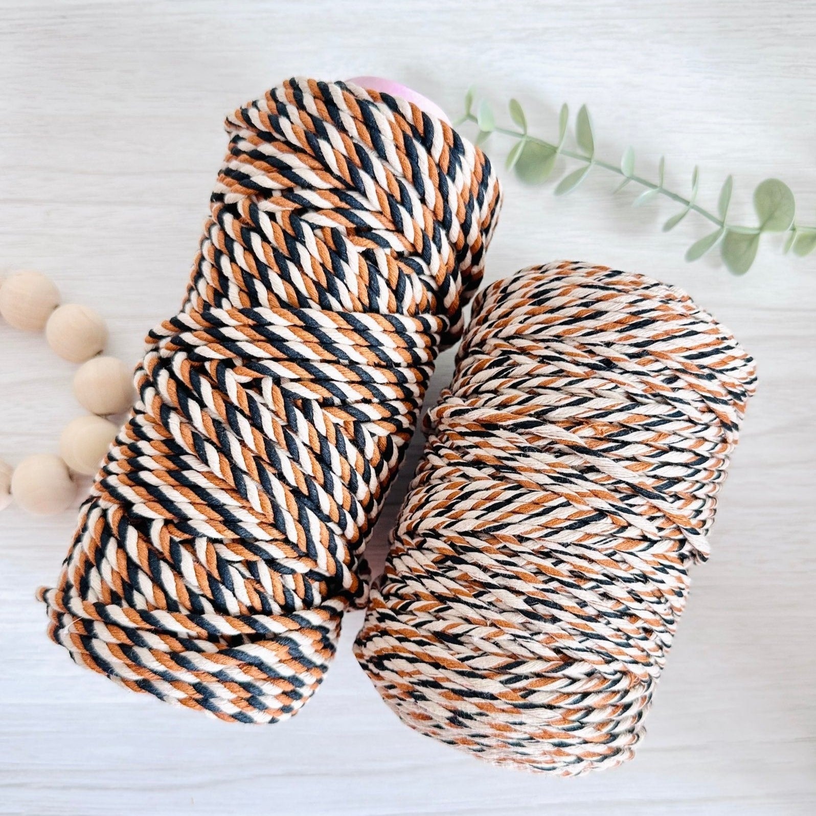 LEOPARD MIX COLORS | Macrame Cord Recycled Cotton | Macrame Supplies - All for Knotting LLC