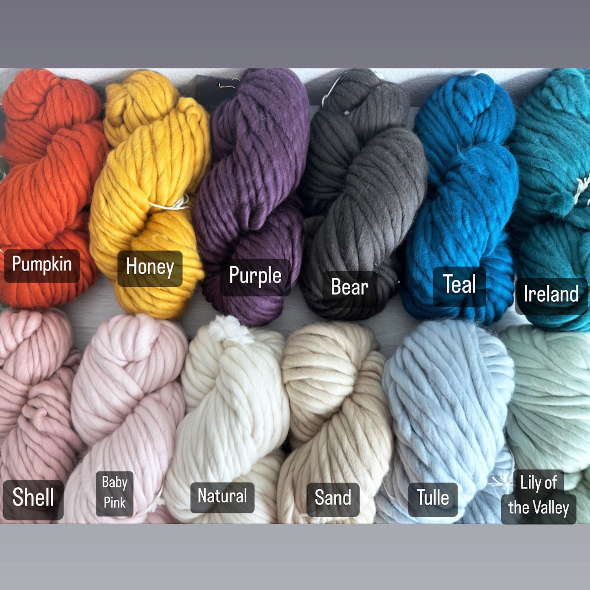 MERINO WOOL YARN JUMBO | Extra fine Merino Wool Yarn | Weaving Supplies - All for Knotting LLC