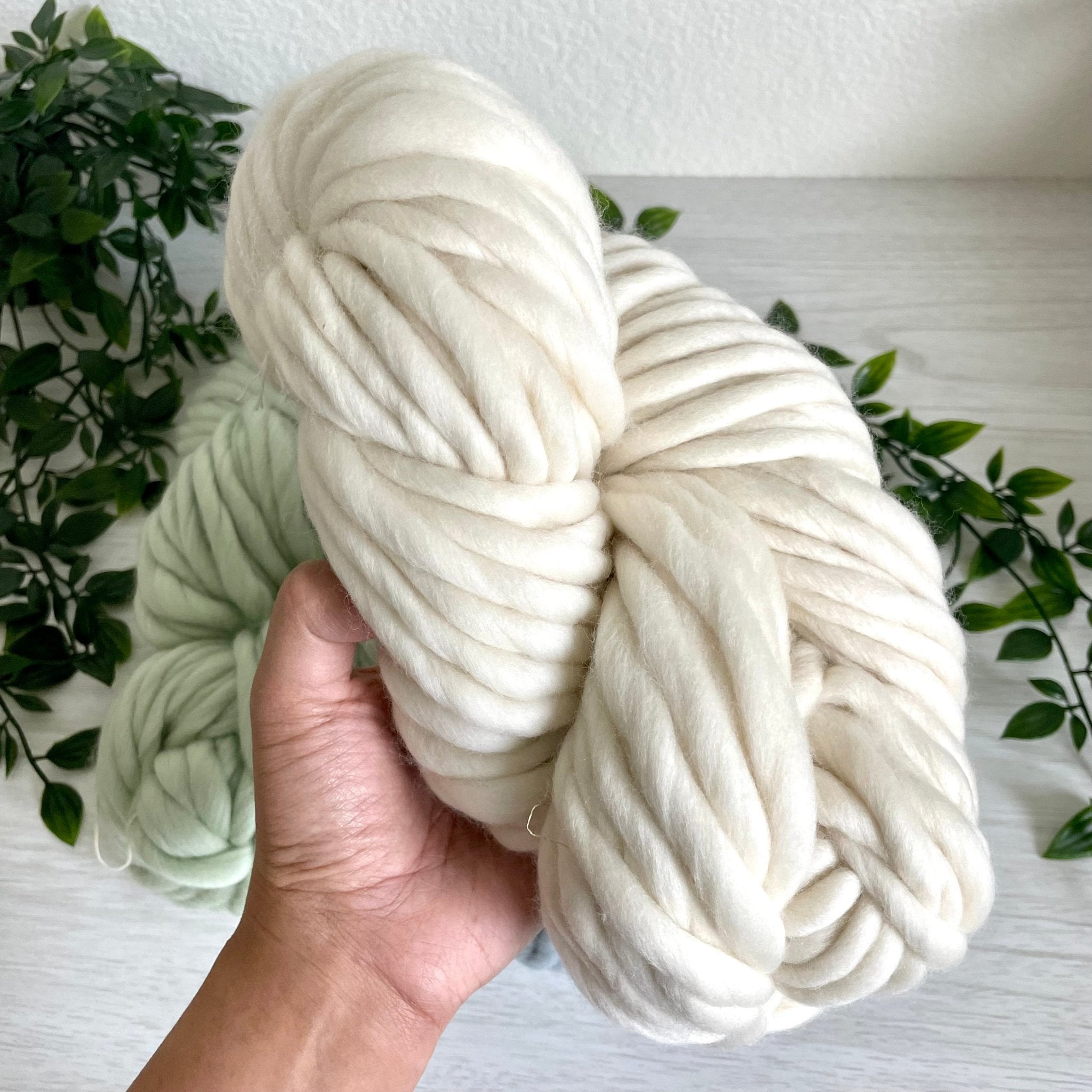 MERINO WOOL YARN JUMBO | Extra fine Merino Wool Yarn | Weaving Supplies - All for Knotting LLC