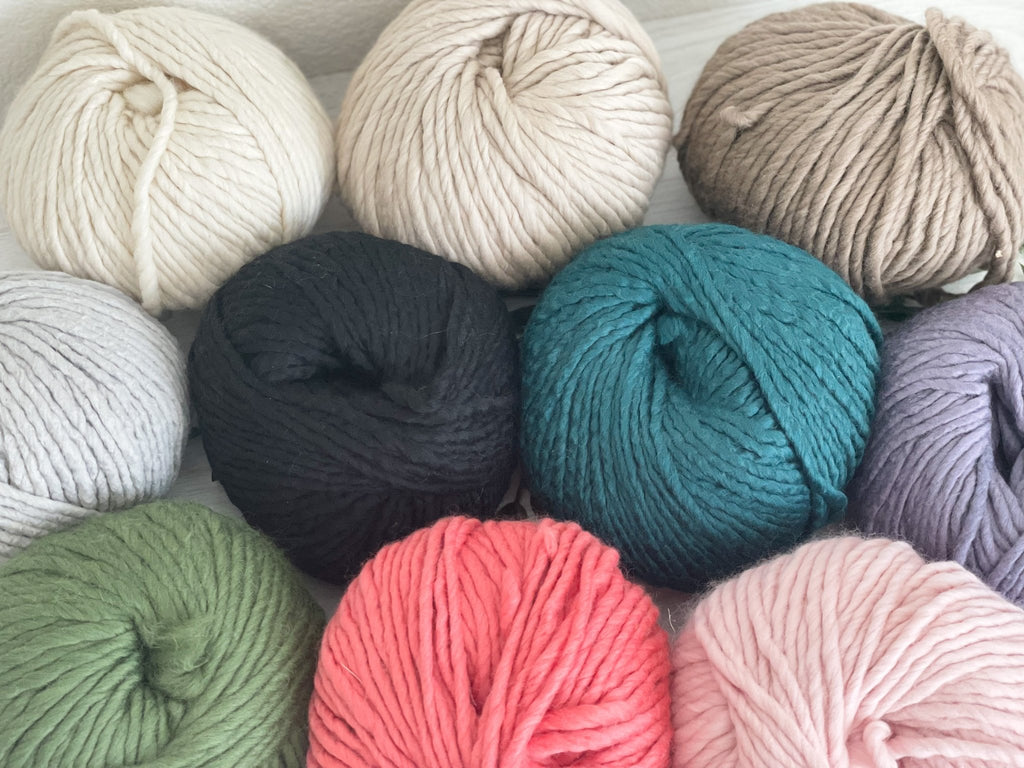 MERINO WOOL YARN SUPER BULKY | Extra fine Merino Wool Yarn | Weaving Supplies - All for Knotting LLC