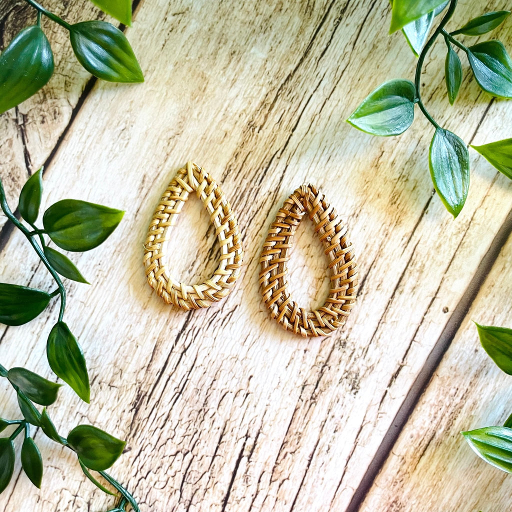 NATURAL RATTAN CHARMS - All for Knotting LLC