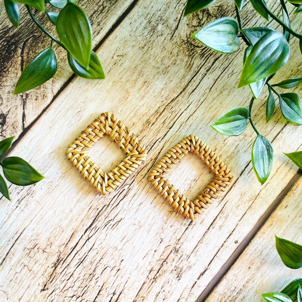 NATURAL RATTAN CHARMS - All for Knotting LLC