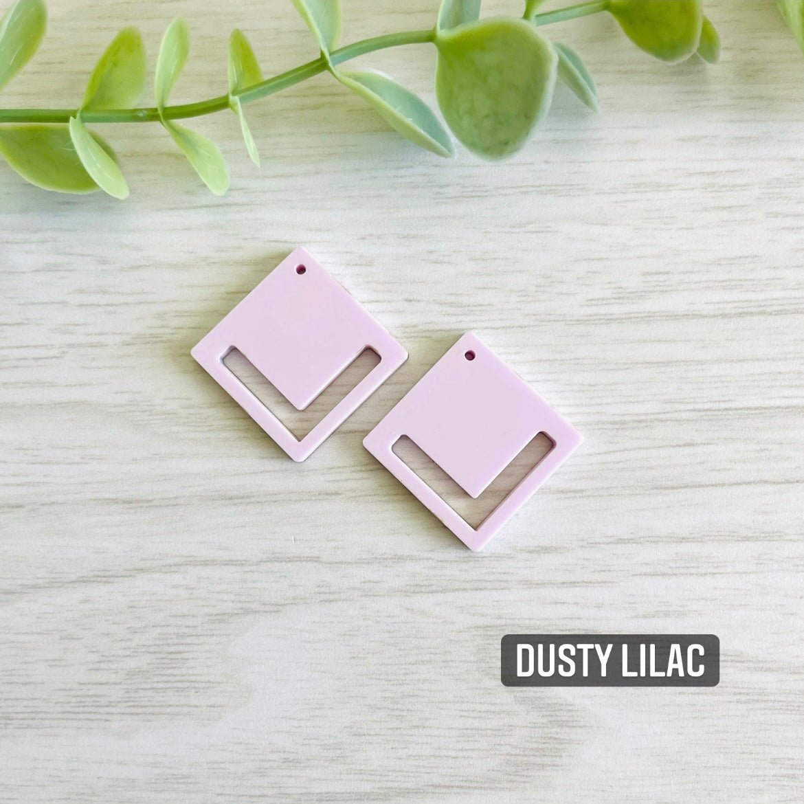 PASTEL COLORS SOLID DIAMOND MACRAME EARRING BLANKS | Acrylic Earring Blanks - All for Knotting LLC