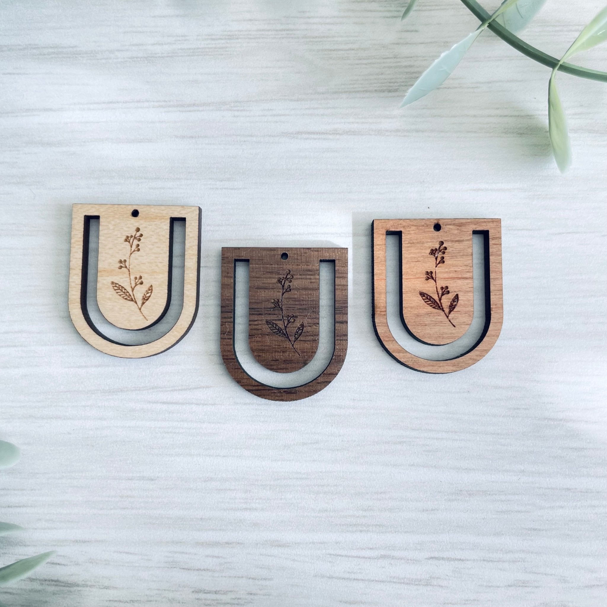 SPRING BOTANICAL 1 | Macrame Wooden Earring Blanks - All for Knotting LLC