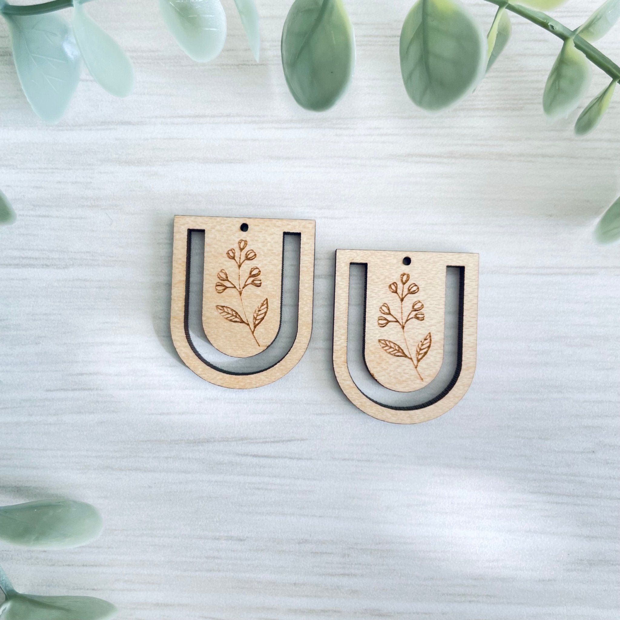 SPRING BOTANICAL 2 | Macrame Wooden Earring Blanks - All for Knotting LLC