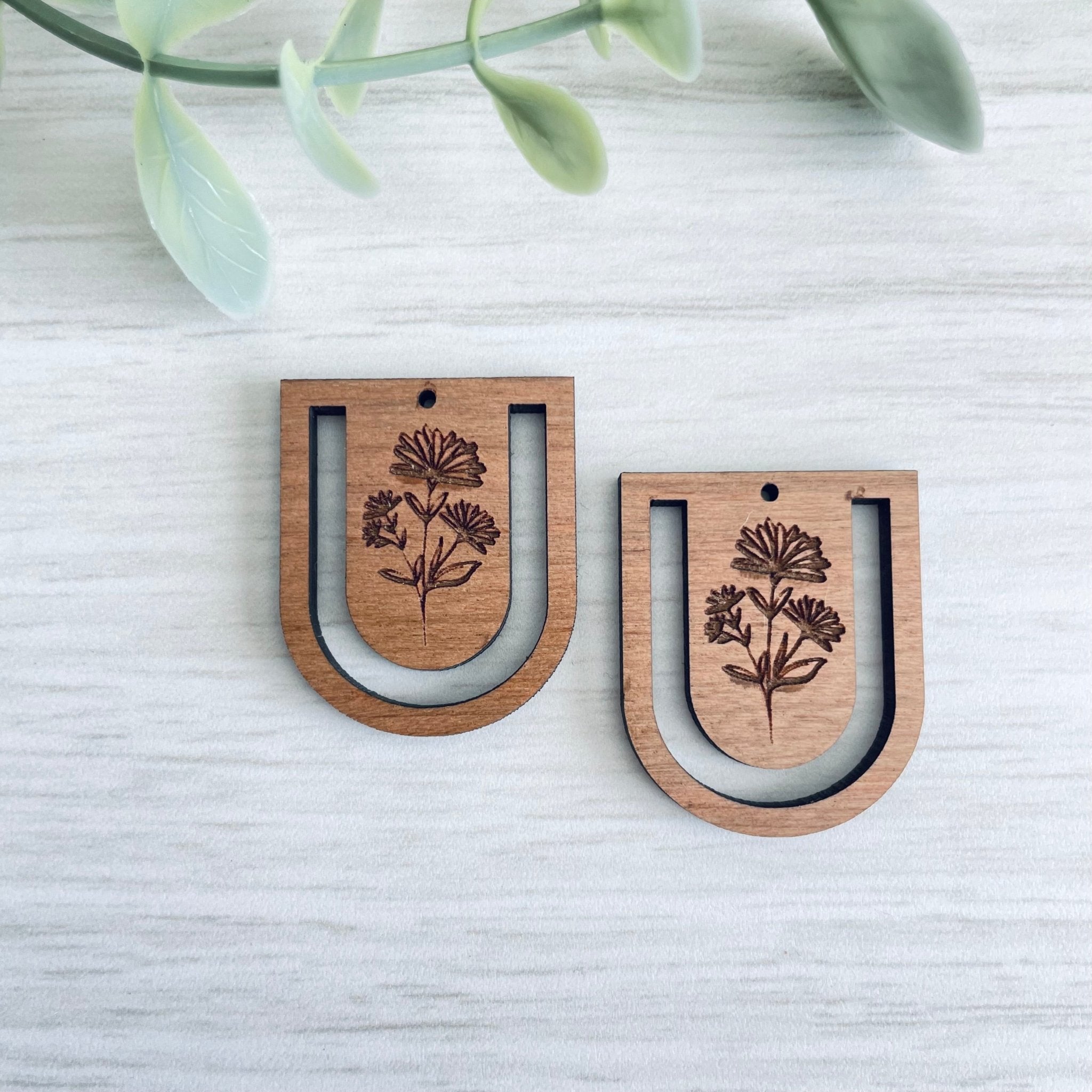 SPRING BOTANICAL 3 | Macrame Wooden Earring Blanks - All for Knotting LLC