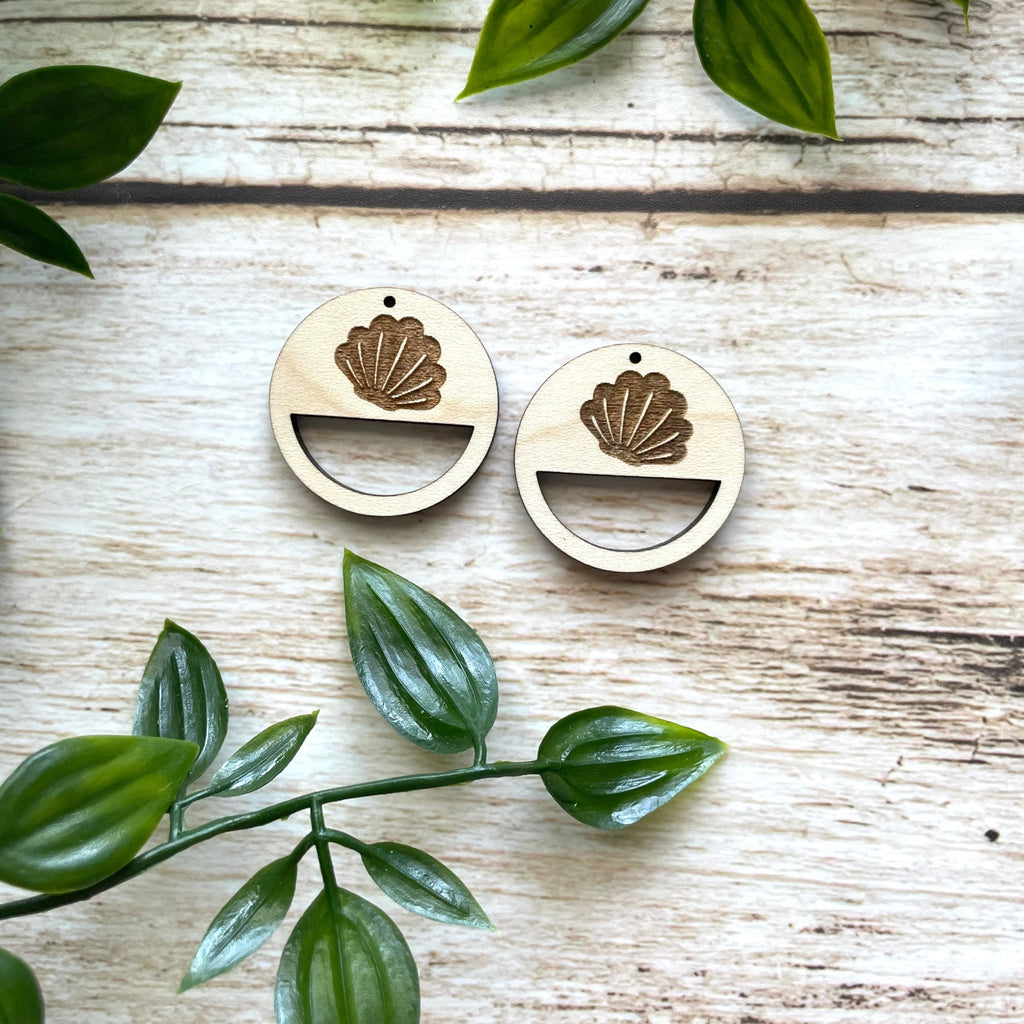 UNDER THE SEA | Wooden Earring Blanks - All for Knotting LLC